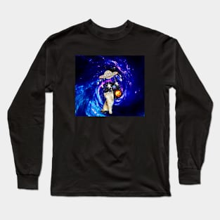 Astronaut Mobile Vs. Kitten Long Sleeve T-Shirt